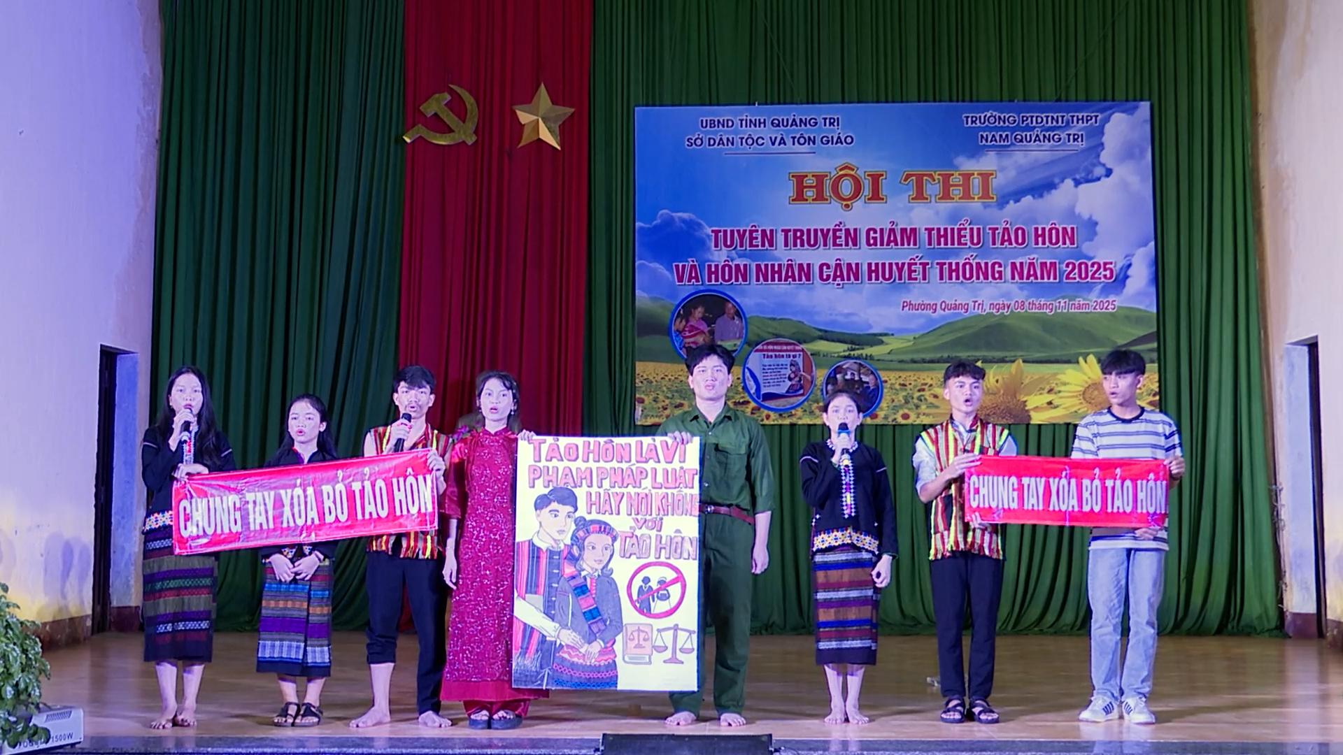 Sôi nổi Hội thi tuyên truyền giảm thiểu tảo hôn và hôn nhân cận huyết thống năm 2025