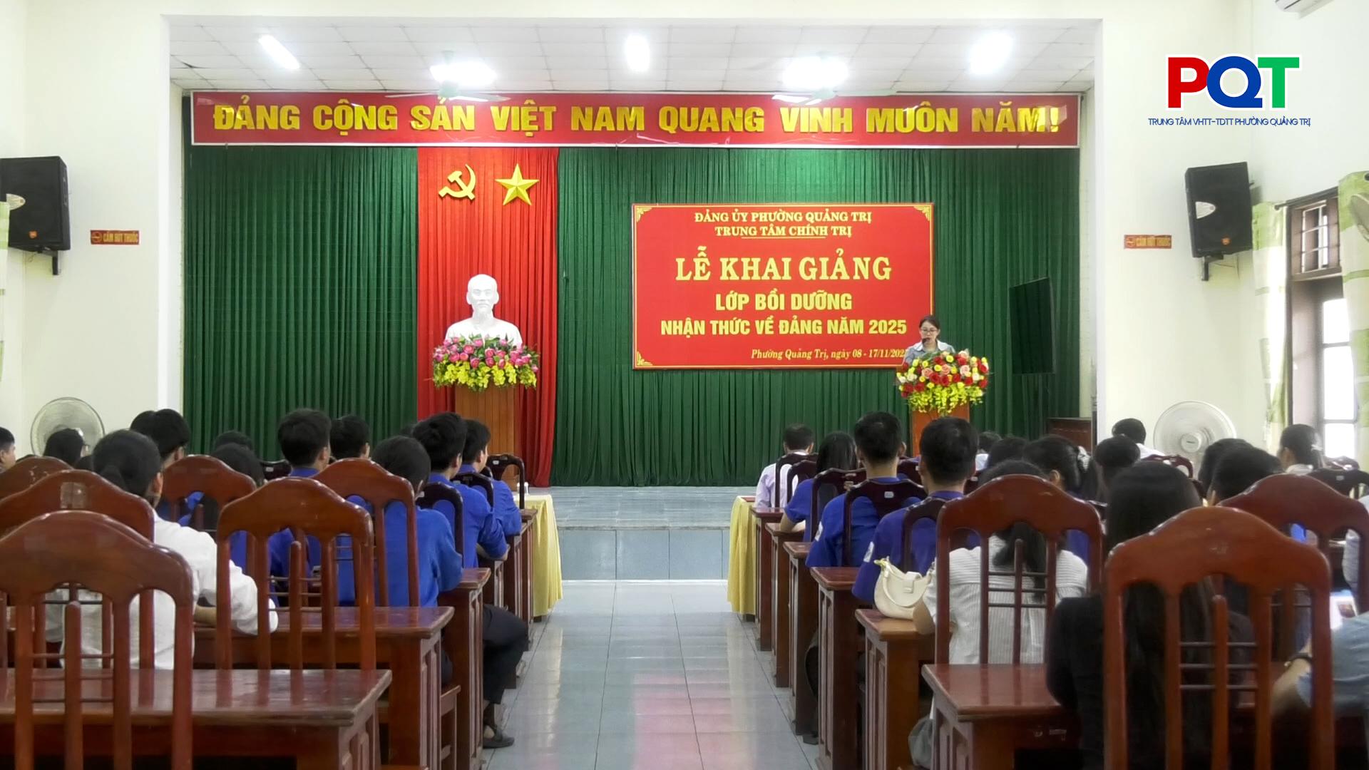 Khai giảng Lớp bồi dưỡng nhận thức về Đảng năm 2025