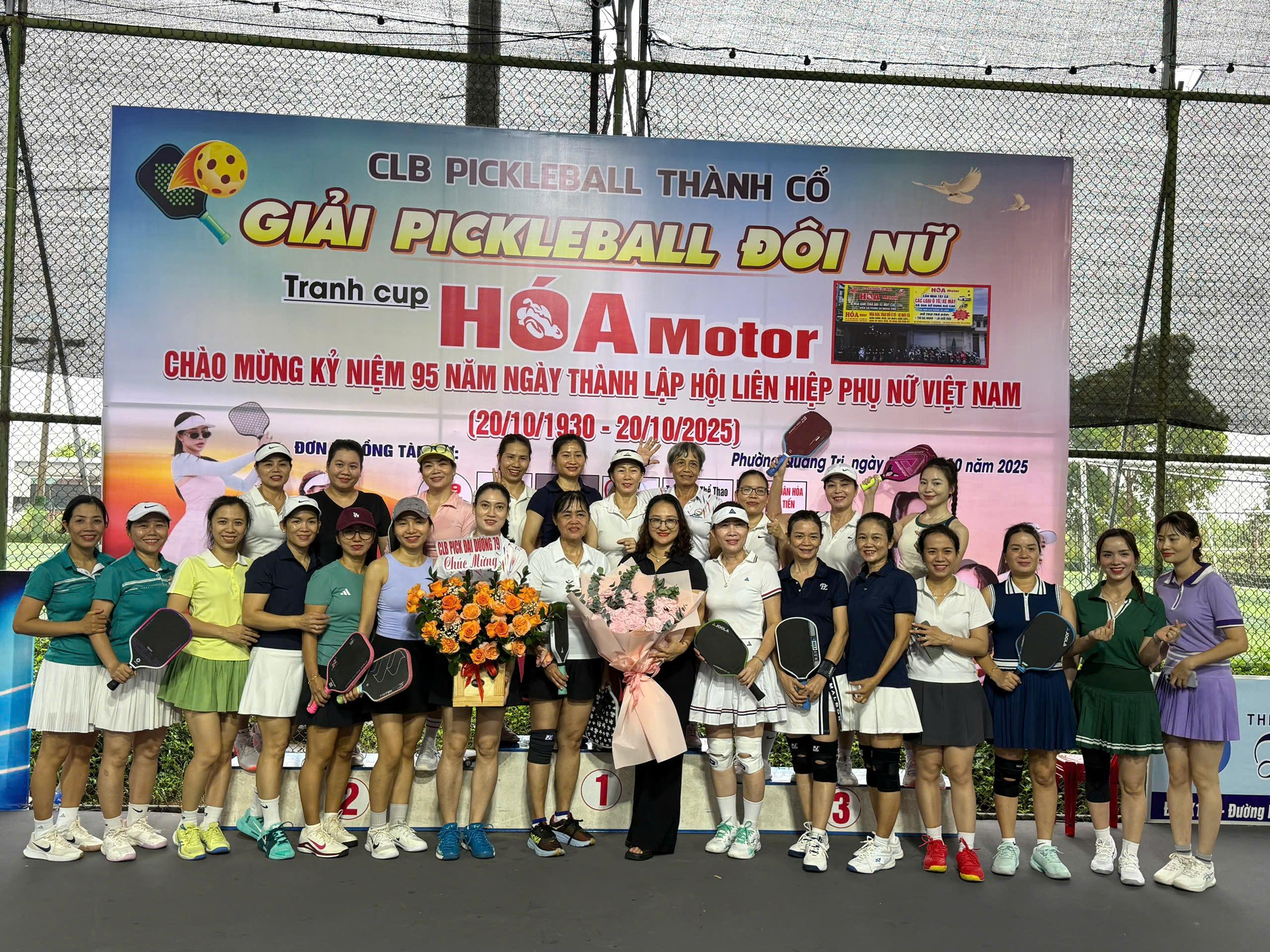 CLB Pic Thành Cổ tổ chức Giải Pickleball nữ mở rộng chào mừng ngày Phụ nữ Việt Nam